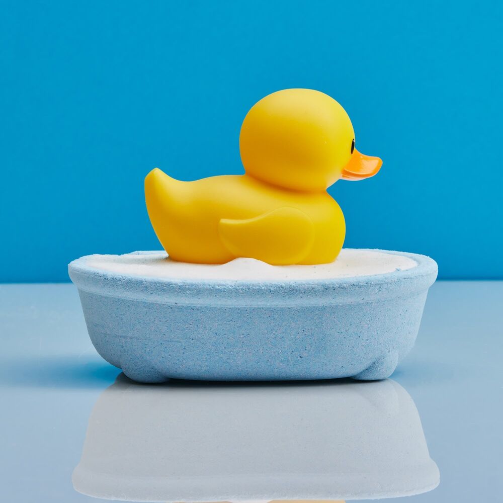 Rubber Duck Figure Bath Fizzer Splash 5cm