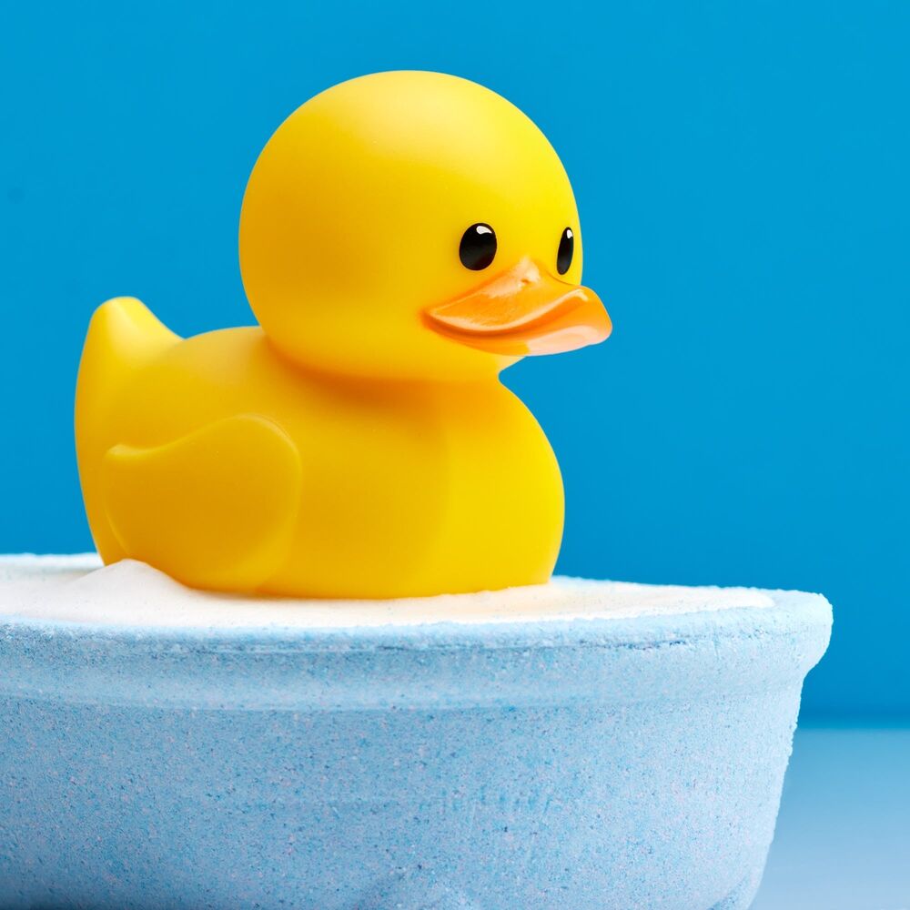 Rubber Duck Figure Bath Fizzer Splash 5cm