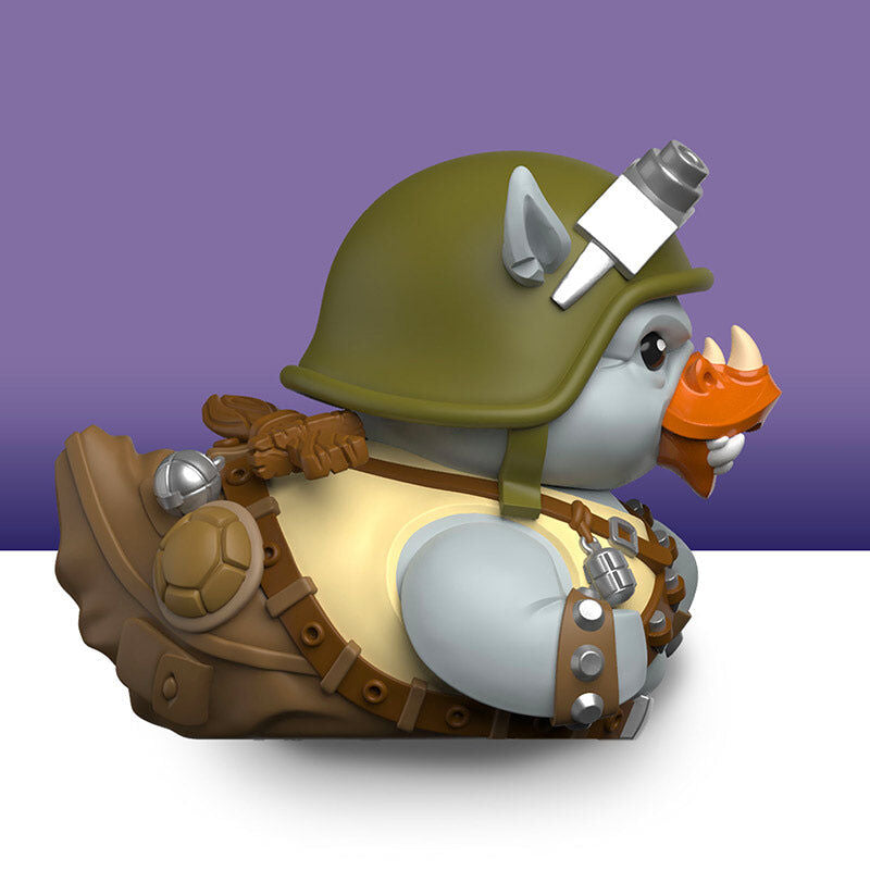 Rocksteady Rubber Duck Figure from Teenage Mutant Ninja Turtles, 9cm