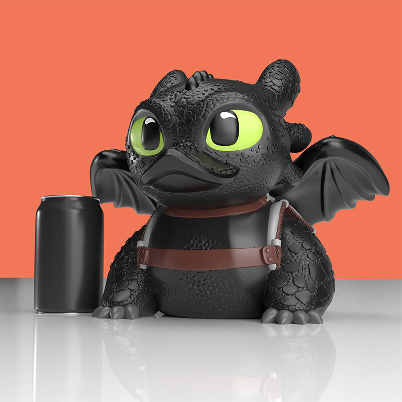 Toothless Rubber Duck Figure from How to Train Your Dragon, 23cm