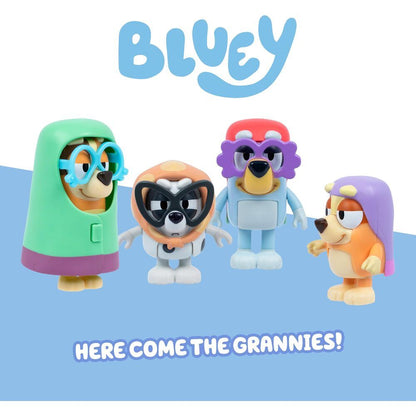 Blister 4 figures Here Come The Grannies Bluey