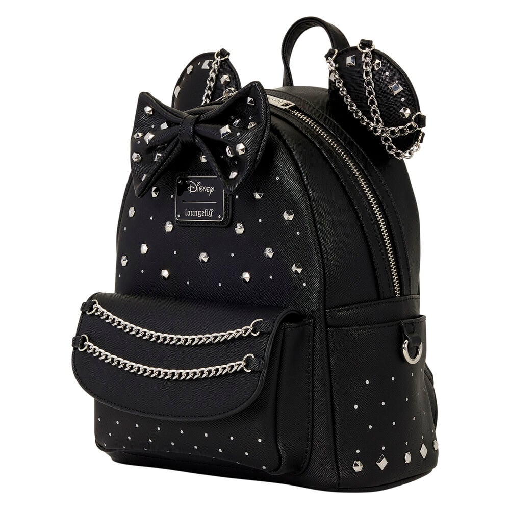 Studs & Chains Minnie Disney Loungefly Backpack 26cm