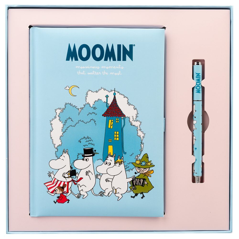 Moomin Notebook and Pen Set (A5)