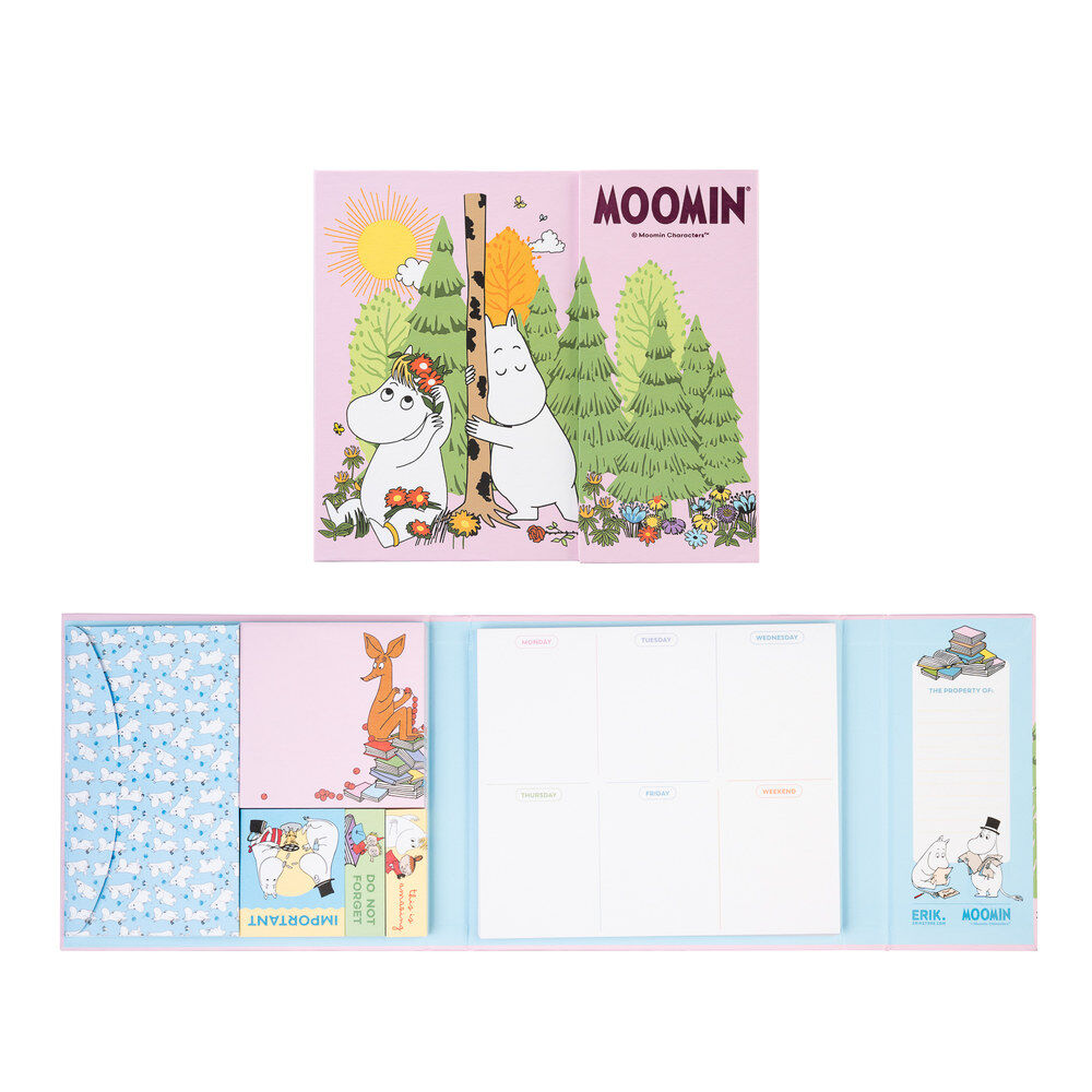 Moomin Weekly Planner with Sticky Notes