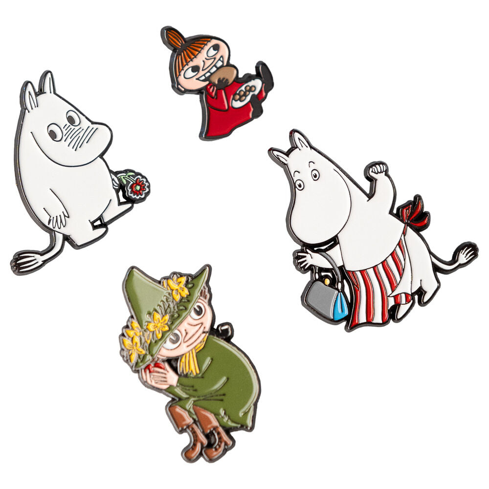 Set of 4 Moomin pins