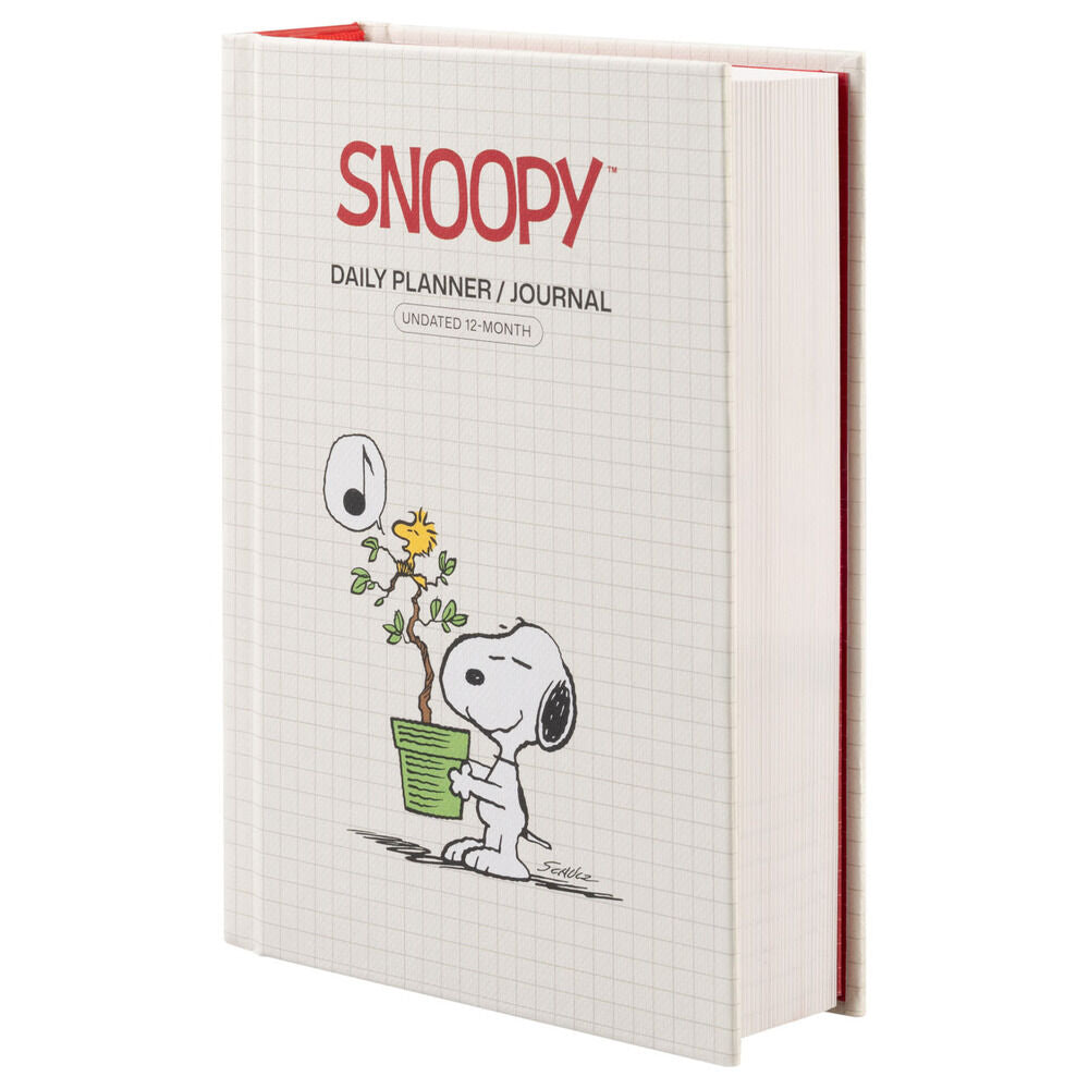 A6 undated day-per-page Snoopy diary with Snoopy