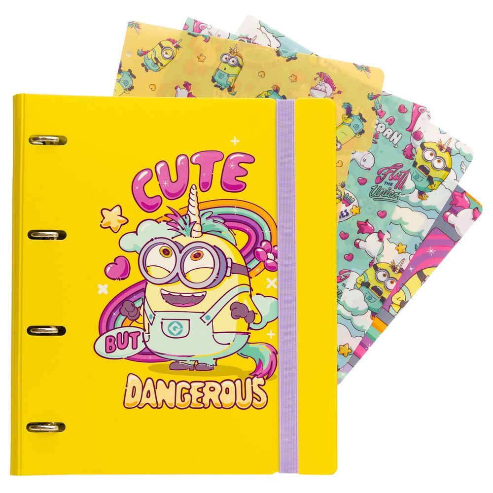Minions 4-ring binder