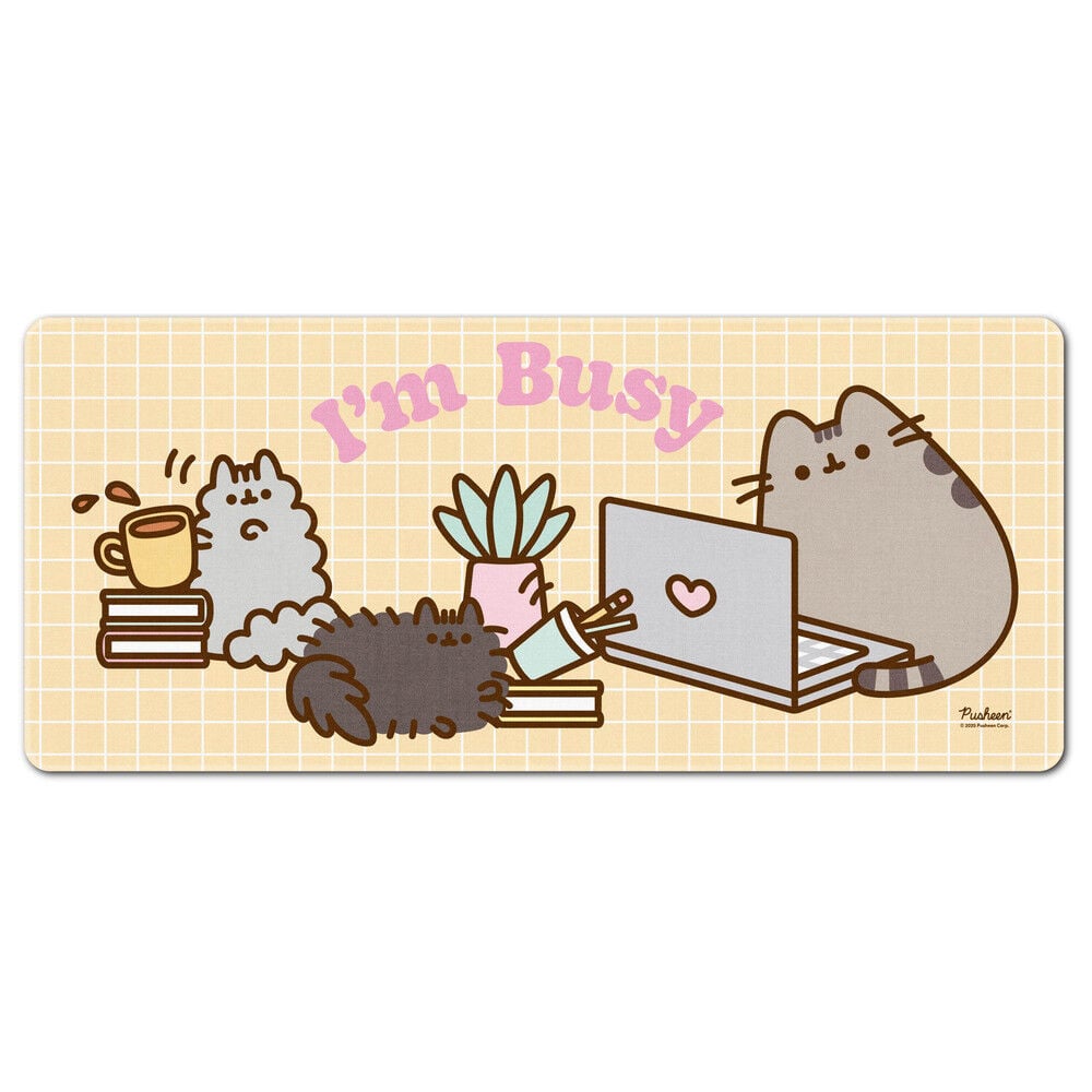 Pusheen gaming mousepad