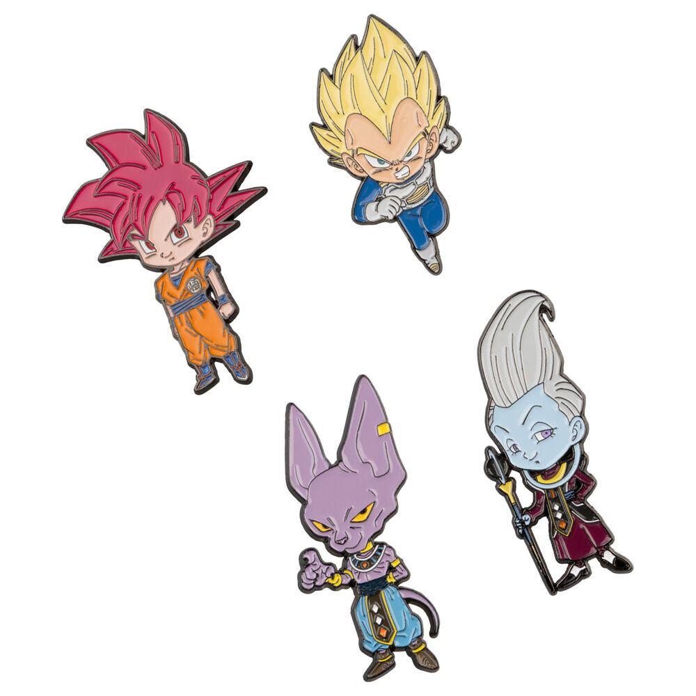 Blister 4 pins Dragon Ball Super