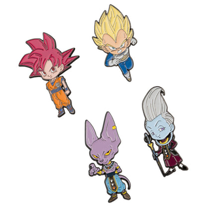 Blister 4 pins Dragon Ball Super