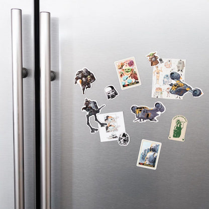 Mandalorian and Grogu Star Wars Die-Cut Magnet Set