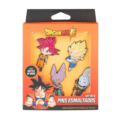 Blister 4 pins Dragon Ball Super