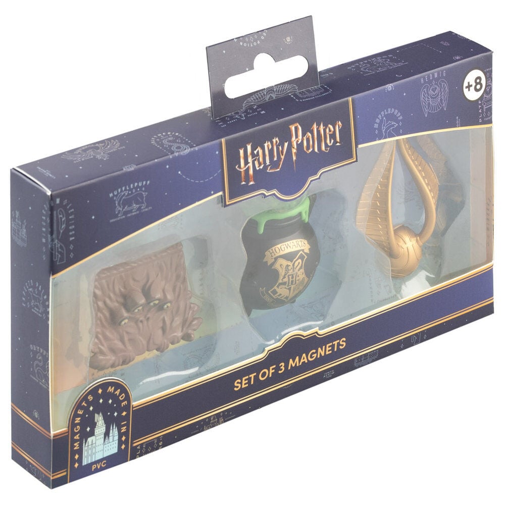 Blister pack of 3 Harry Potter magnets