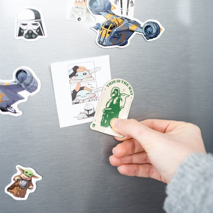 Mandalorian and Grogu Star Wars Die-Cut Magnet Set