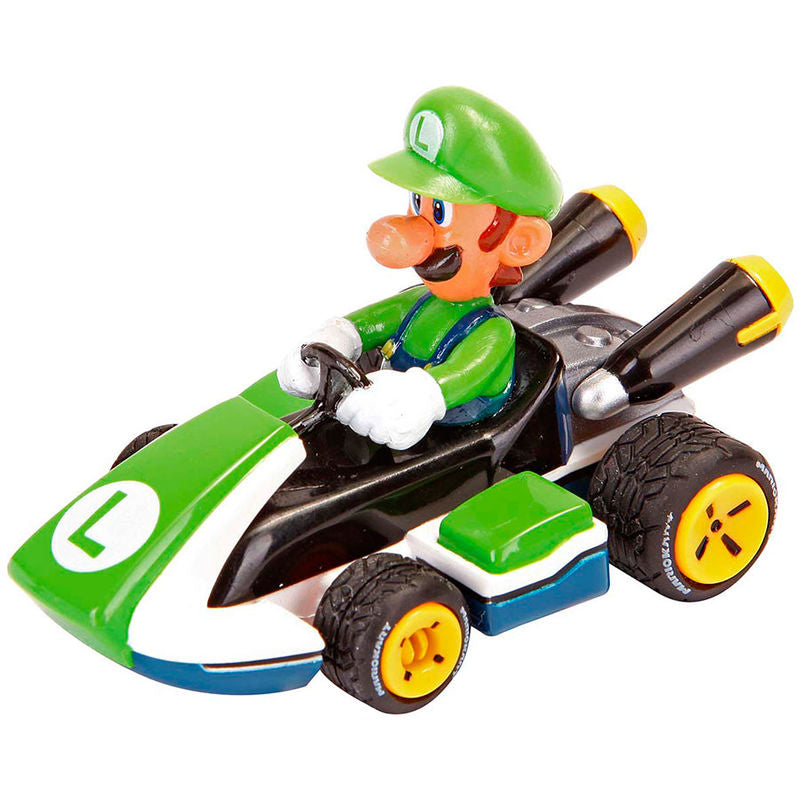 Lot de 3 voitures Mario Kart 8 à tirer (Mario Luigi et Yoshi)