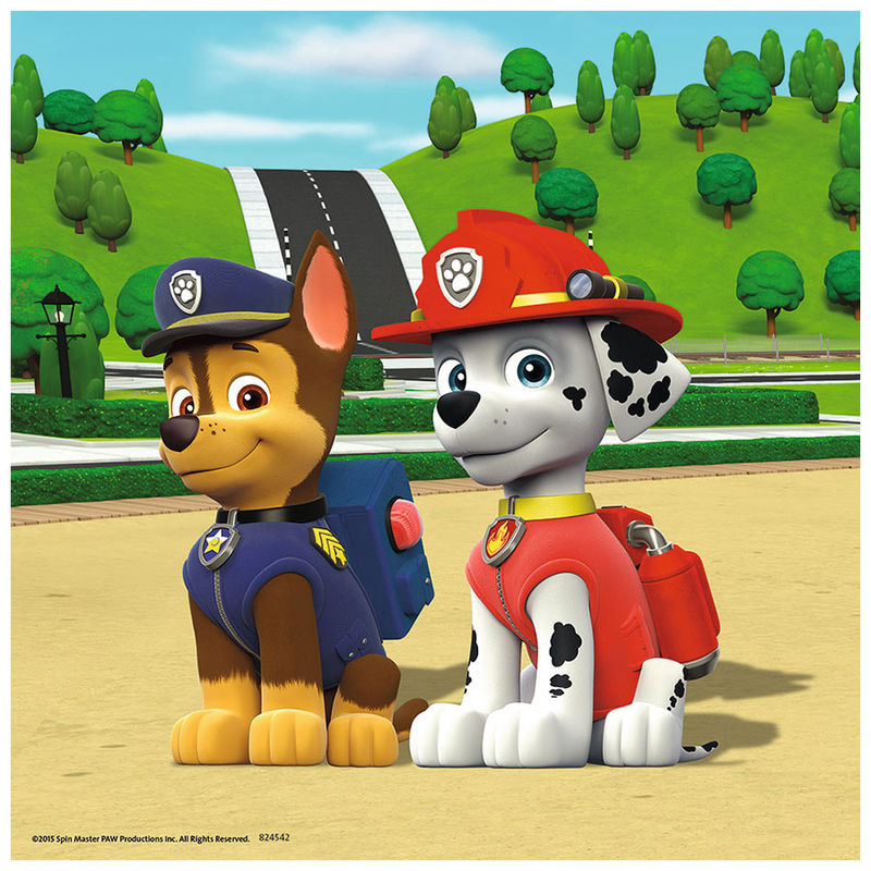 Puzzle Paw Patrol 3x49 pezzi