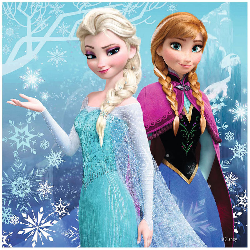 Frozen Disney 3 in 1 Puzzle 49pcs