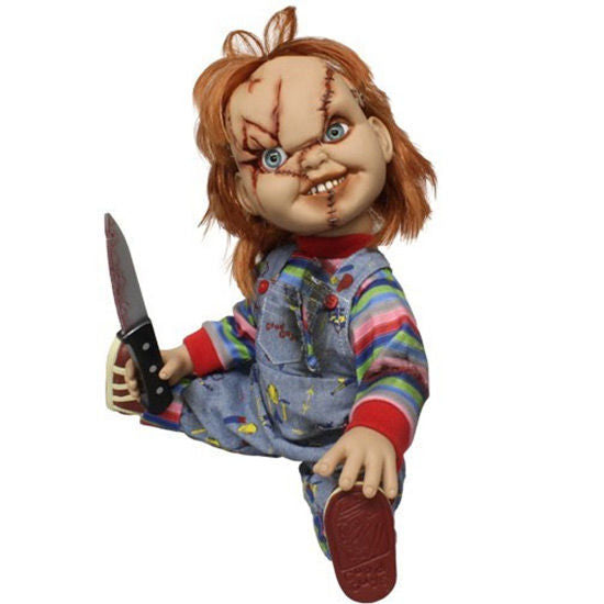 Action figure parlante di Chucky la bambola assassina 38 cm