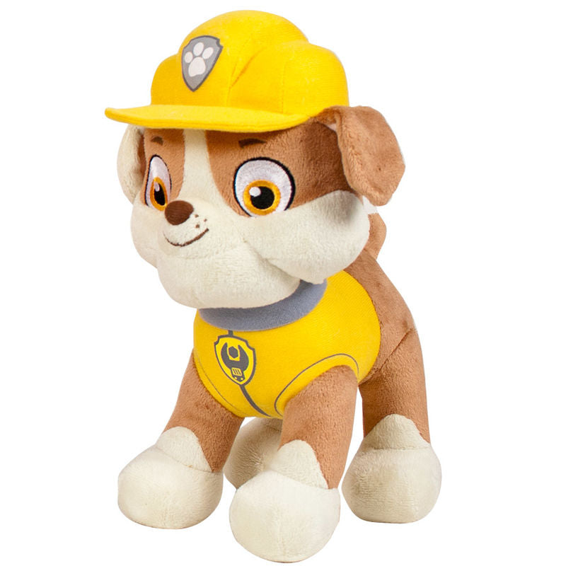 paw patrol rubble plush toy  soft  27cm