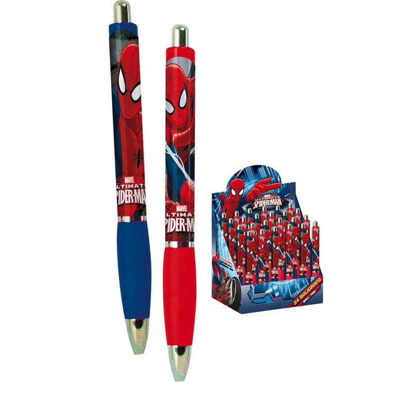 spiderman marvel eyes assorted pen