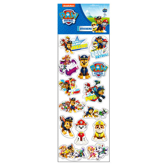 paw patrol embossed stickers