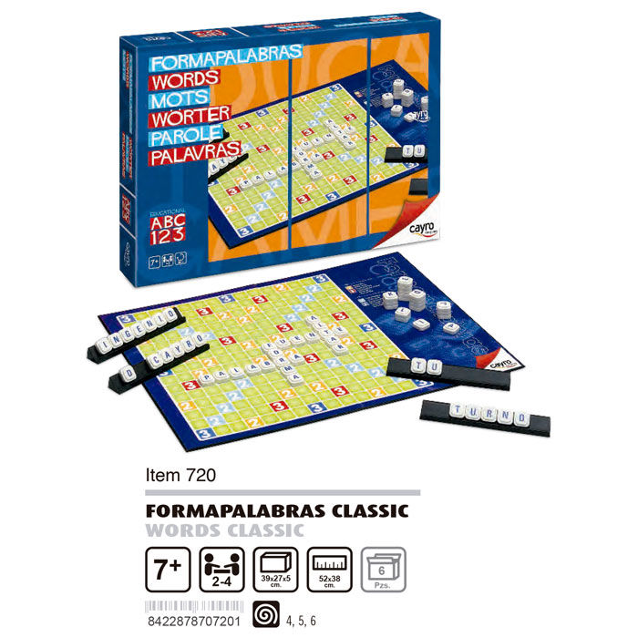 Jeu de société classique de formation de mots