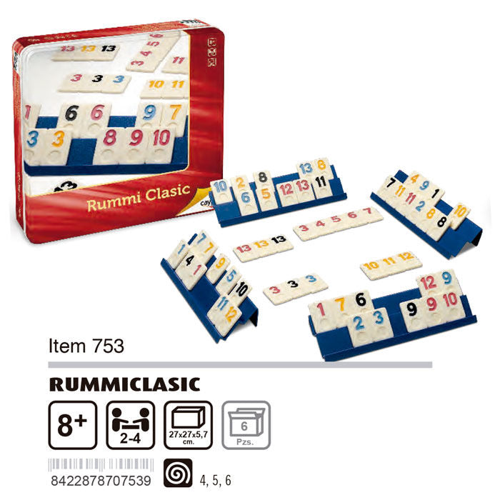 Caja metálica Rummiclasic