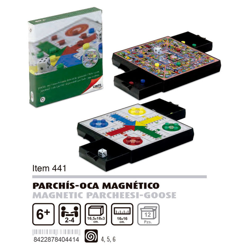 Magnetic Parchis and Goose Game