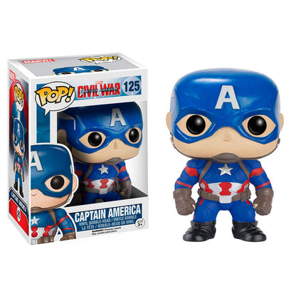 pop figure marvel civil war captain america