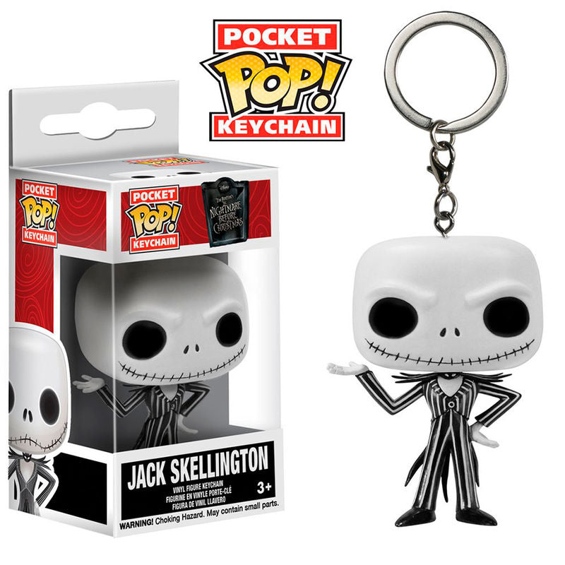 Llavero Pocket POP de Jack Skellington de Pesadilla antes de Navidad