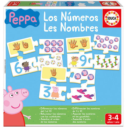 peppa pig learning numbers game