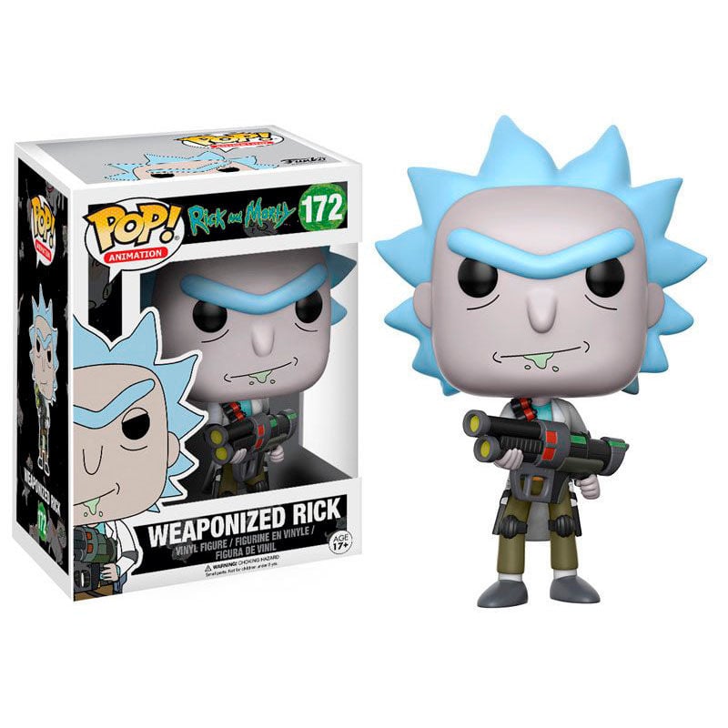 Figurka POP Rick & Morty Uzbrojony Rick 5 1 pościg