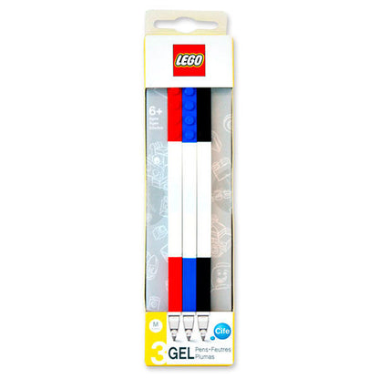 Set of 3 Lego gel pens