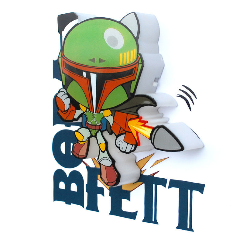 Mini lampada 3D Light FX di Boba Fett di Star Wars