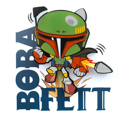 Mini lampada 3D Light FX di Boba Fett di Star Wars