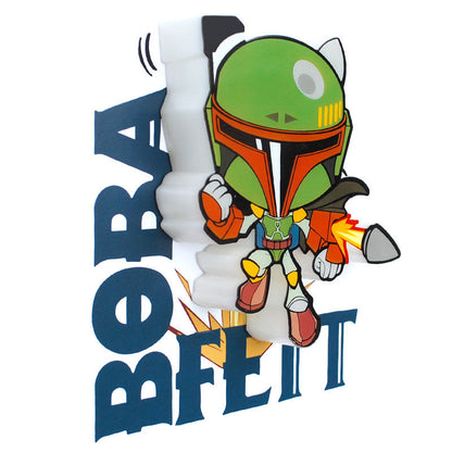 3d light fx mini boba fett star wars lamp