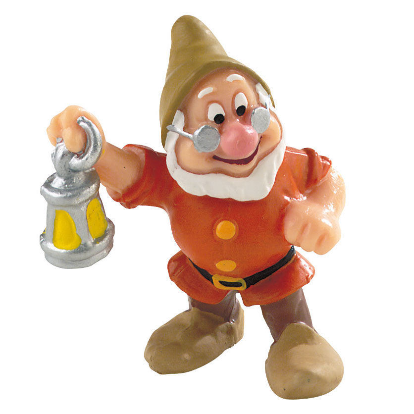 disney snow white dwarf lantern figurine 5cm