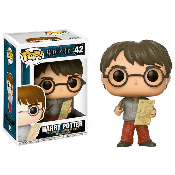 harry potter harry with marauders map pop figure