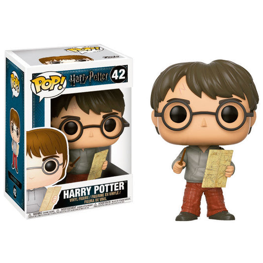 harry potter harry with marauders map pop figure